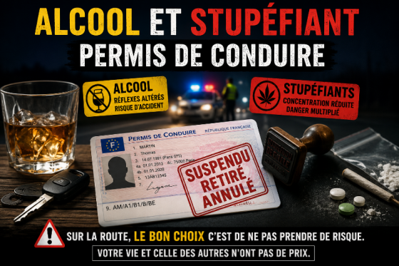 CUMUL ALCOOL ET STUPEFIANTS : Quelles sont les conséquences sur votre permis de conduire ?